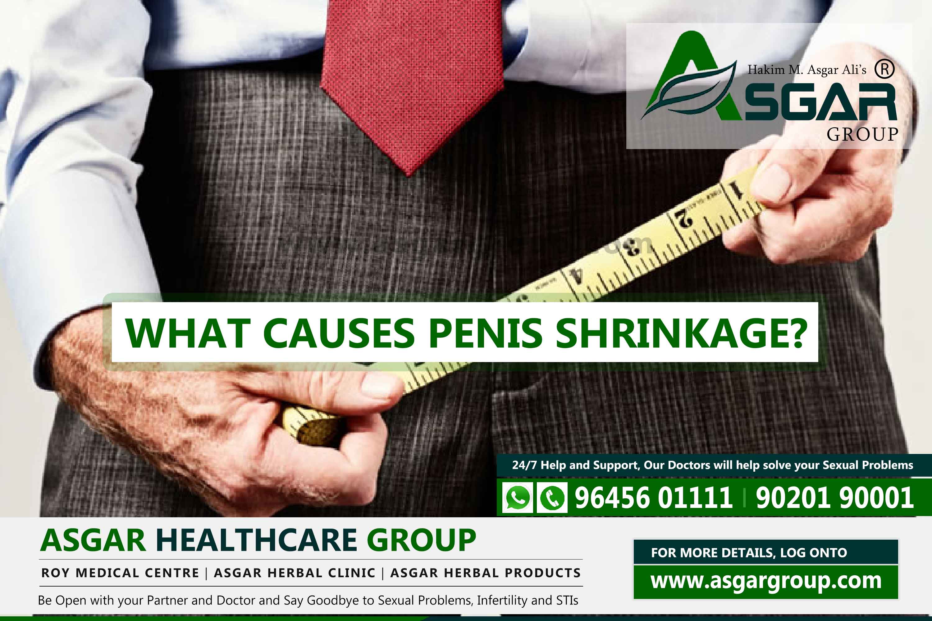 What Causes Penis Shrinkage ASGAR HEALTHCARE GROUP