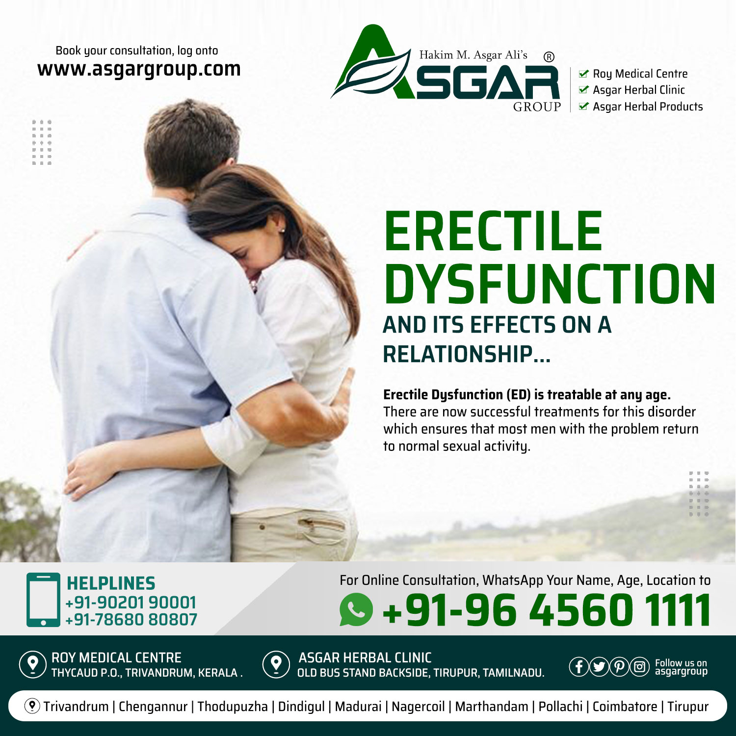 Ayurvedic-herbal-sex -Medicine-treatment-permanent-solution-for-Erectile-Dysfunction-in-men -roy-medical-centre-sexologist-kerala-sex-doctor-tamil-nadu-Tirupur - ASGAR  HEALTHCARE GROUP®