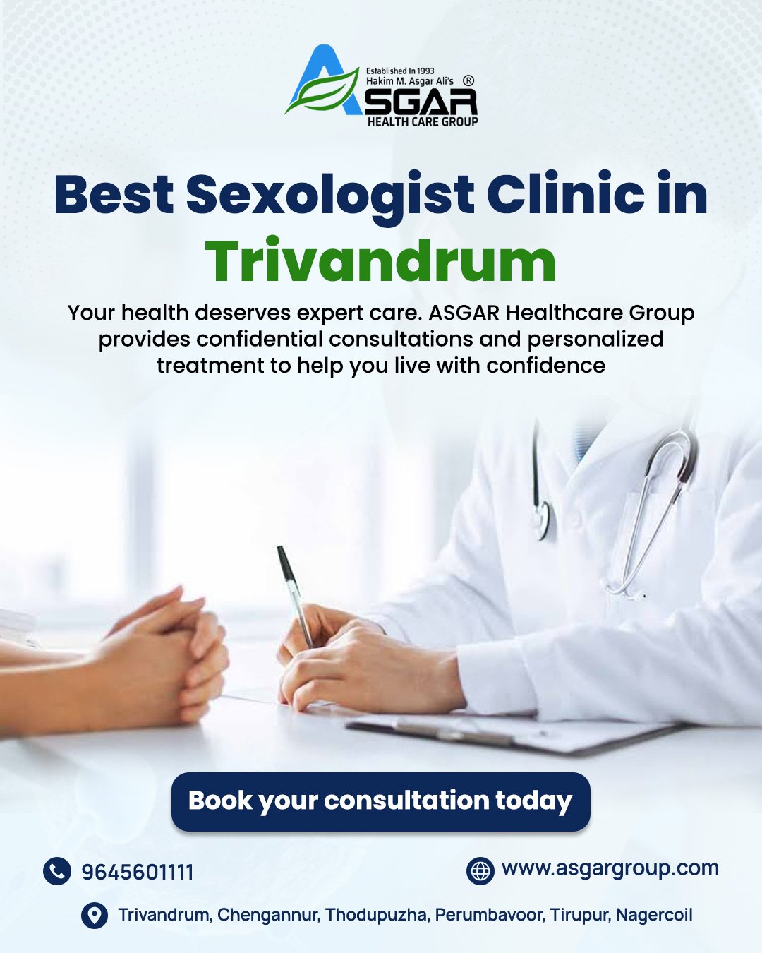 Best Sexologist In Trivandrum for male and female sexual health clinic Kerala