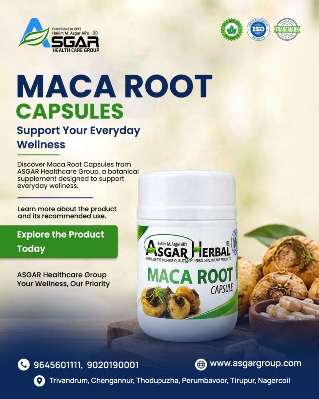 MACA ROOT CAPSULE FOR SPERM COUNT AND LOW SEX ENERGY IN BED LOW LIBIDO IN FEMALE AND MALE ASGAR HERBAL PRODUCTS TRIVANDRUM KERALA IDUKKI KOCHI ERNAKULAM THRISSUR INDIA