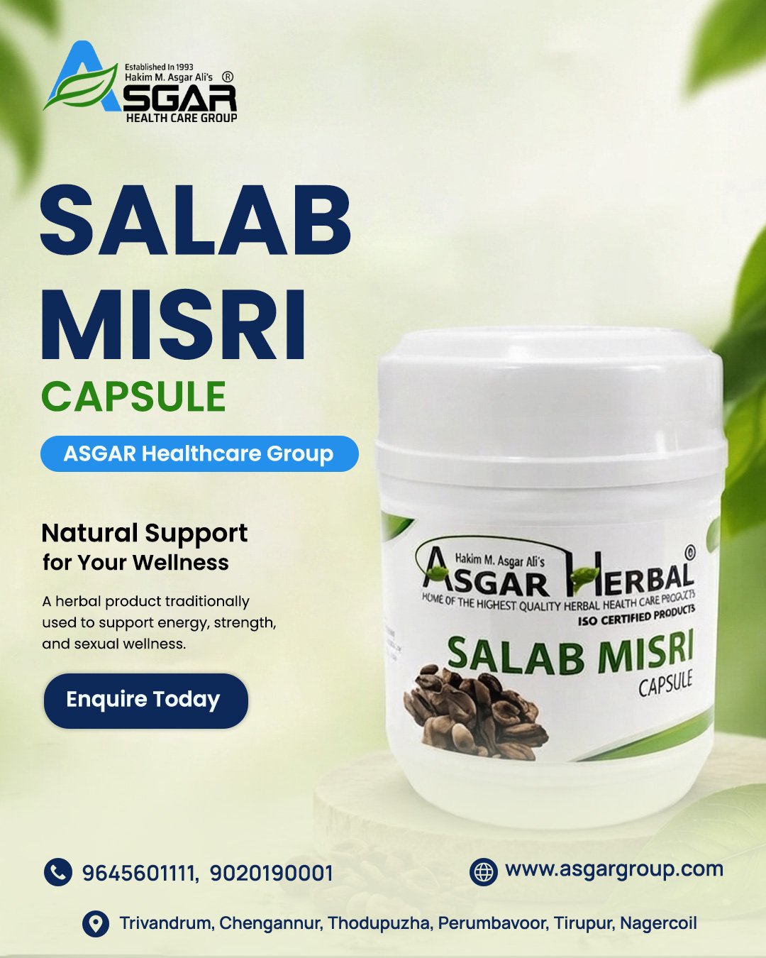 Salab Misri Capsule for low sexual desire in male and female, low energy in sex with partner kerala tamilnadu india online buy shop today
